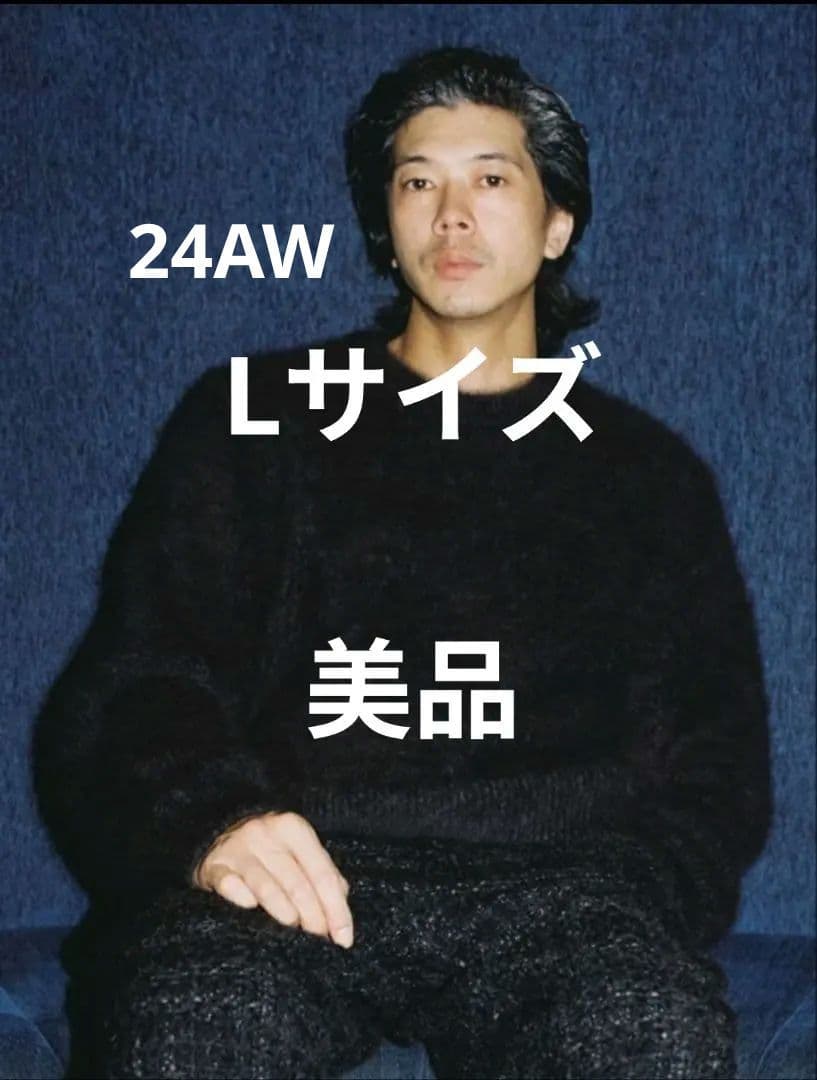 【LIDNM】24AW FOX CASHMERE KNIT Lサイズ