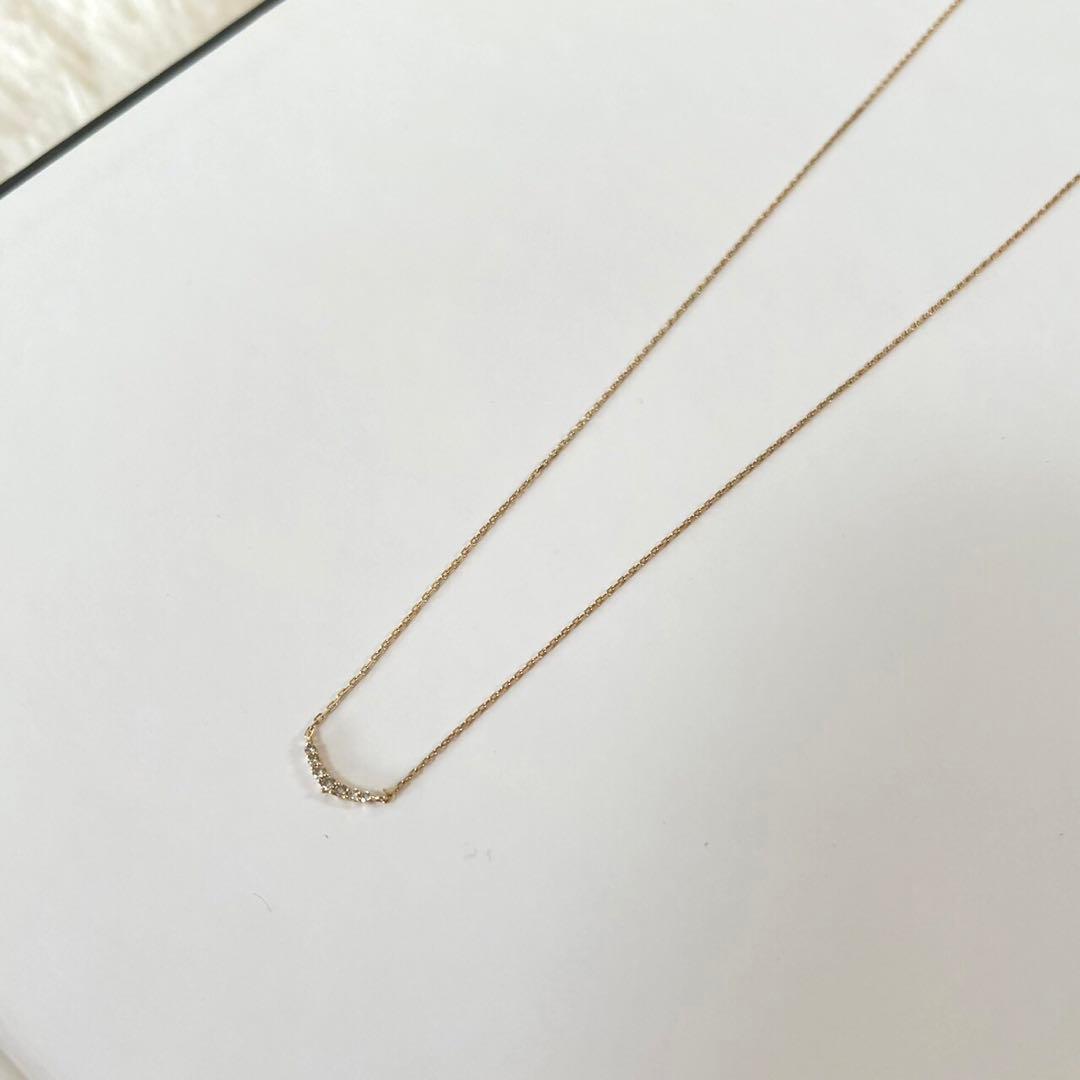 【美品】agette ネックレス K10