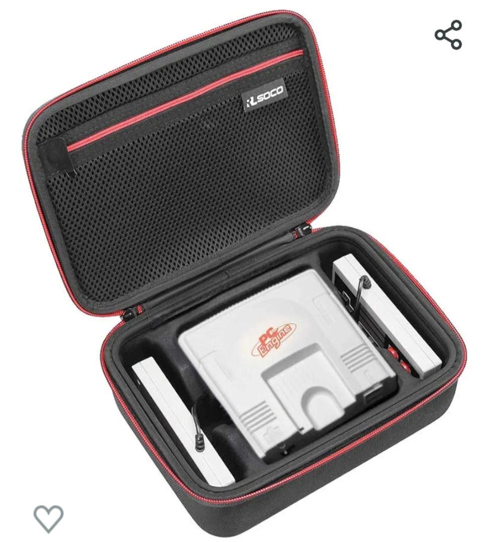 pcエンジンミニ、ターボパット、ACアダプタ、RLSOCO収納ケース