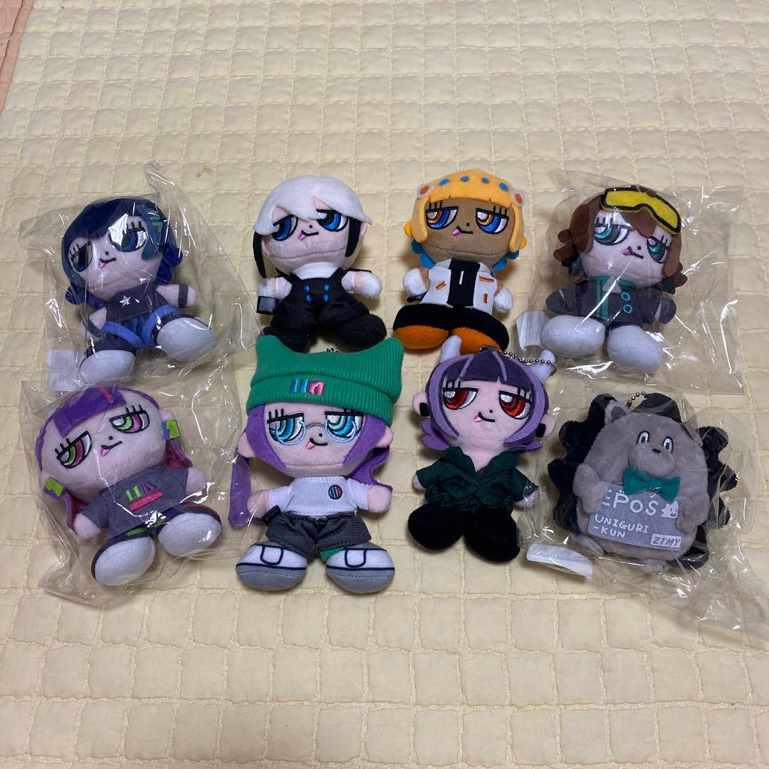 ずとまよ にらちゃん ミニ ぬいぐるみ 8体セット