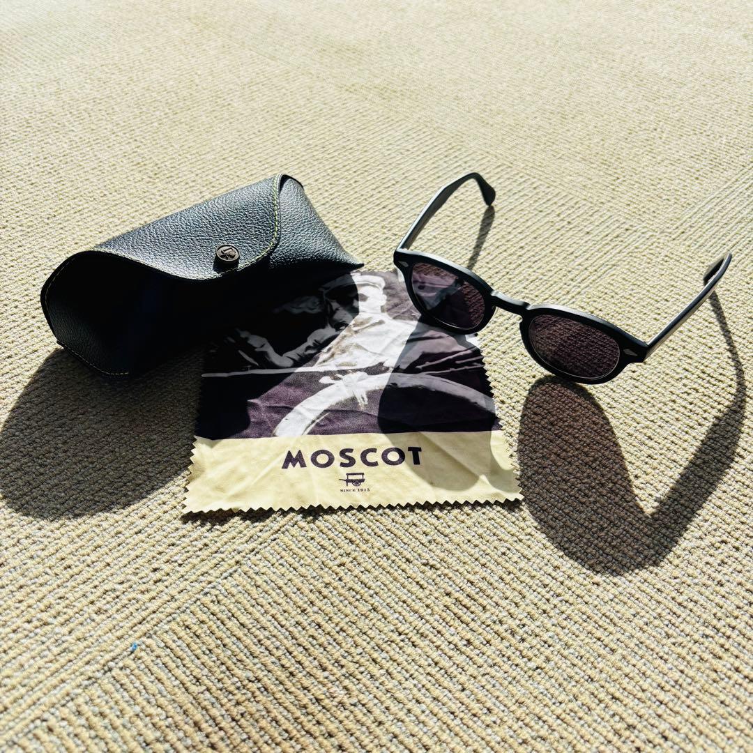 お値下げ　MOSCOT LEMTOSH 46 サングラス　マットブラック