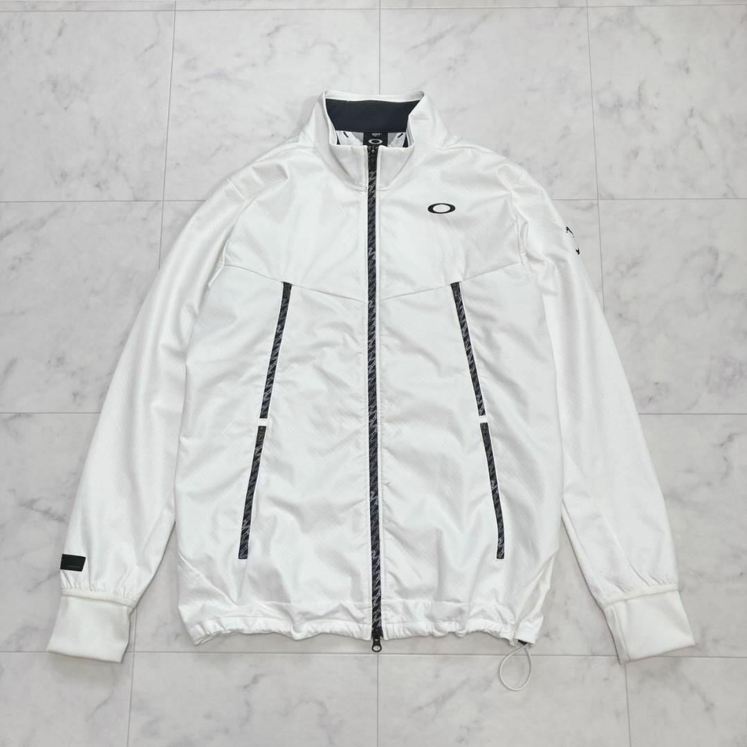 OAKLEY GOLF トラックジャケット ブルゾン ジャージホワイトL