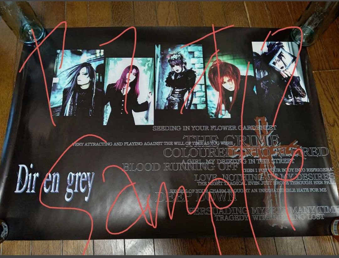 DIR EN GREY ポスター MISSA 楓 初期 非売品