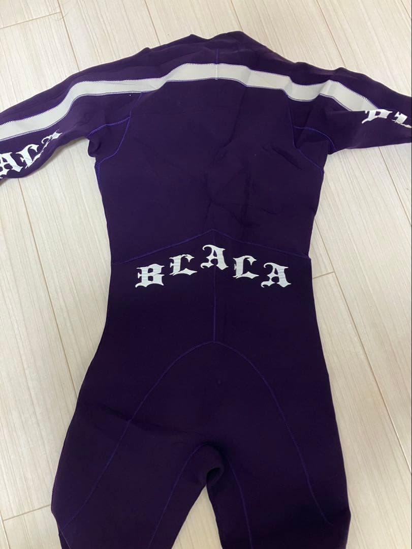 BLALAパープル ウェットスーツ フロントジッパー