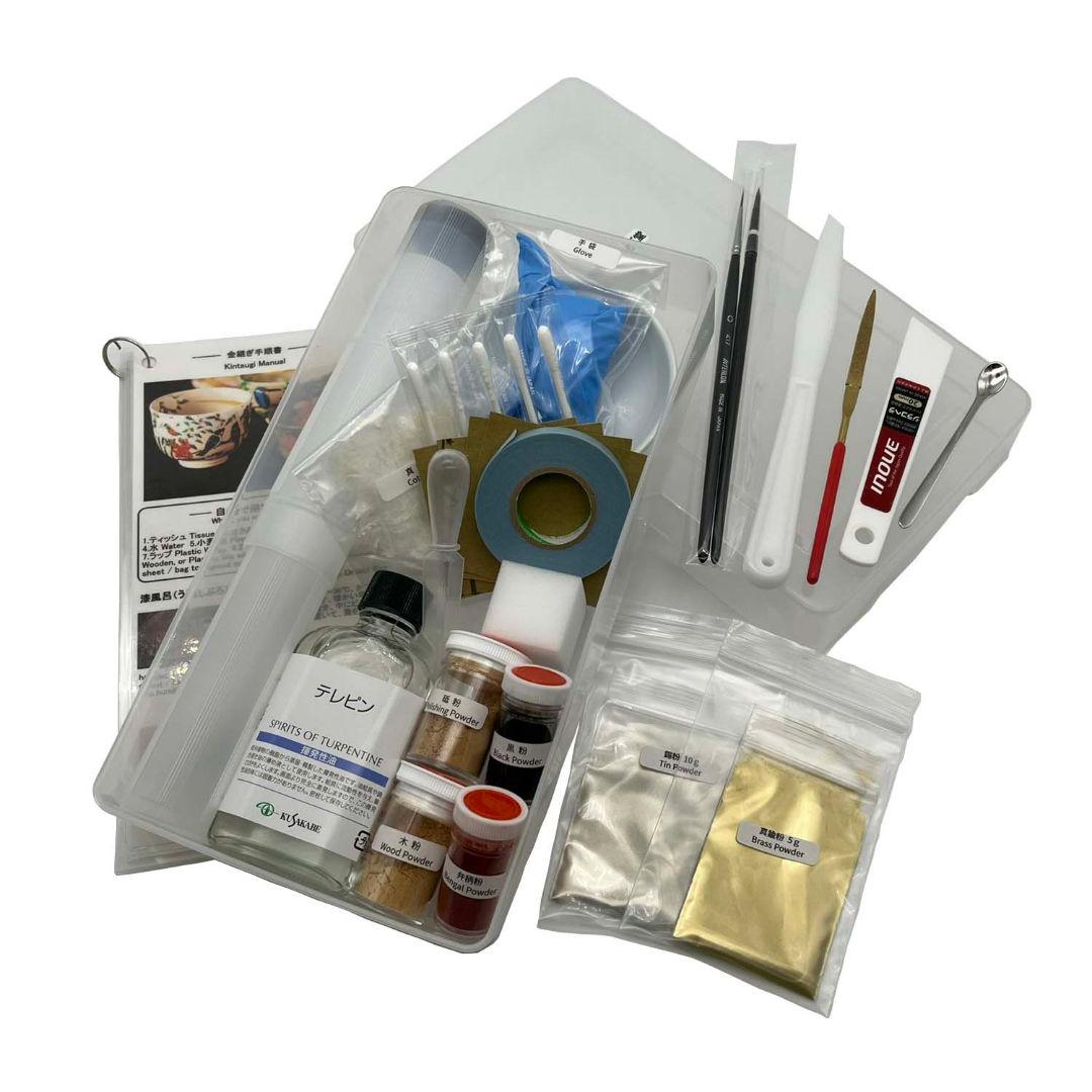 【京漆器職人監修】やさしい金継ぎセット ※食器対応 (「松」フルセット)