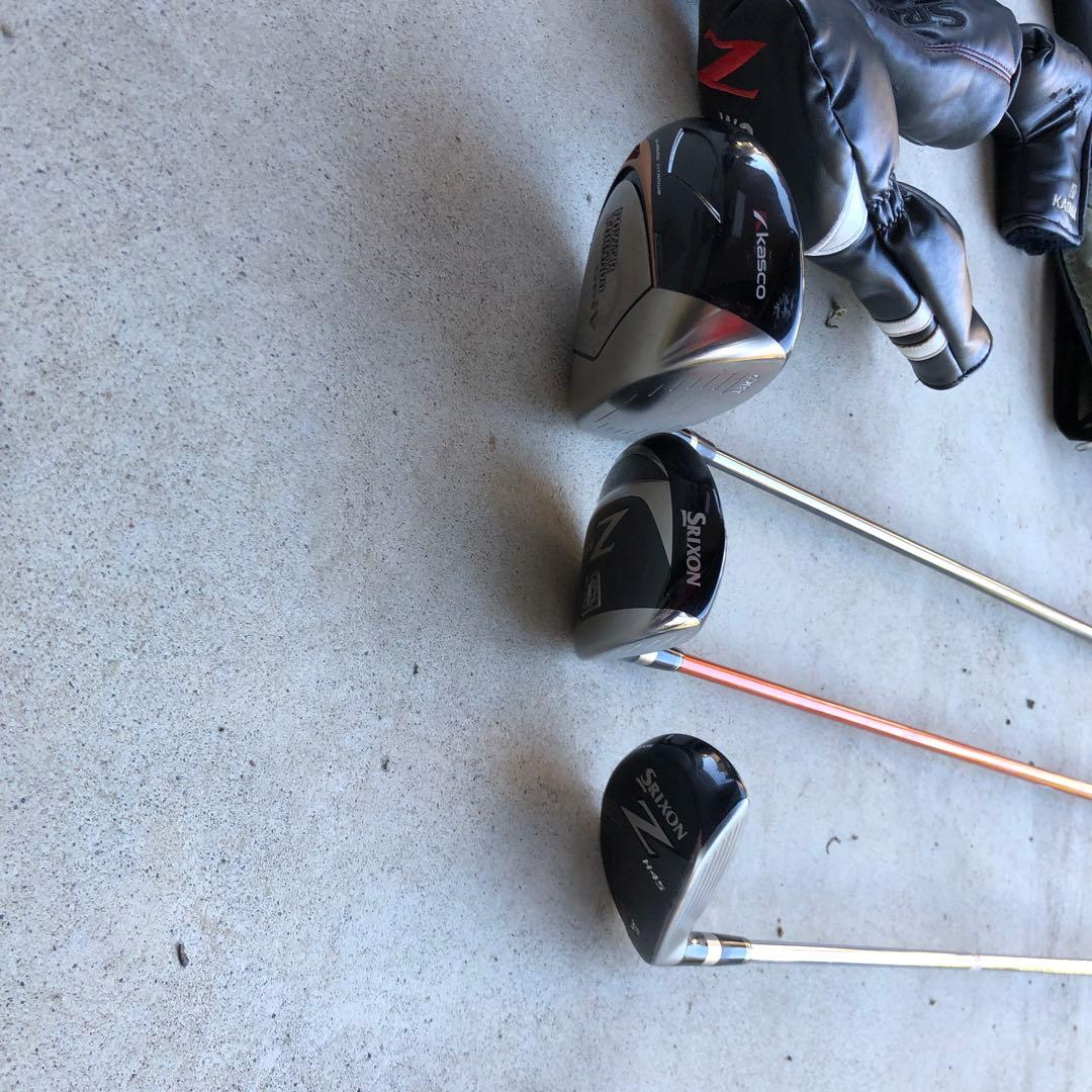 Srixon キャディバッグとゴルフクラブセット（価格交渉に応じます）