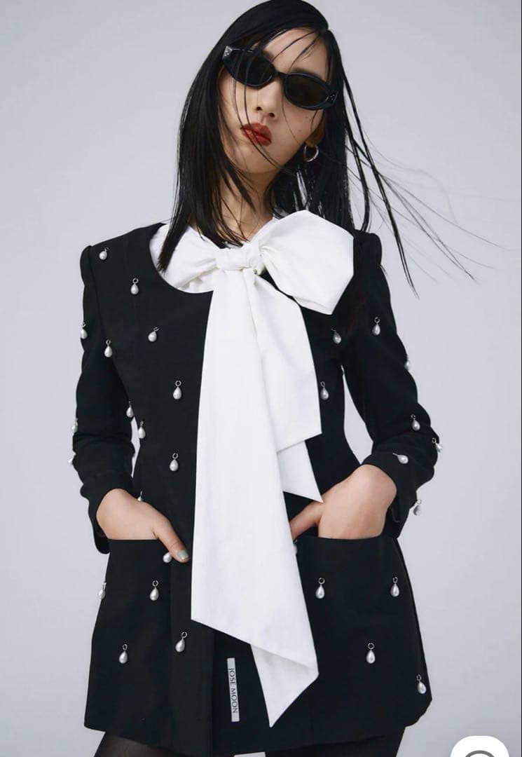 ぱ*も様 JOSE MOON リボン付きブラウス