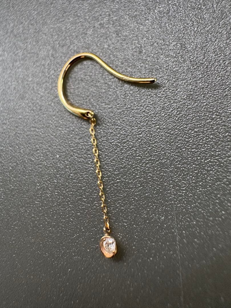 アクセサリー STAR JEWELRY K18 0.02ct pierce <No.825>