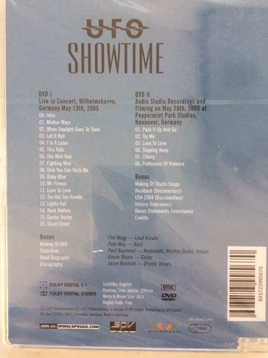 超レア❗️新品・未開封 UFO 【Show Time 】DVD
