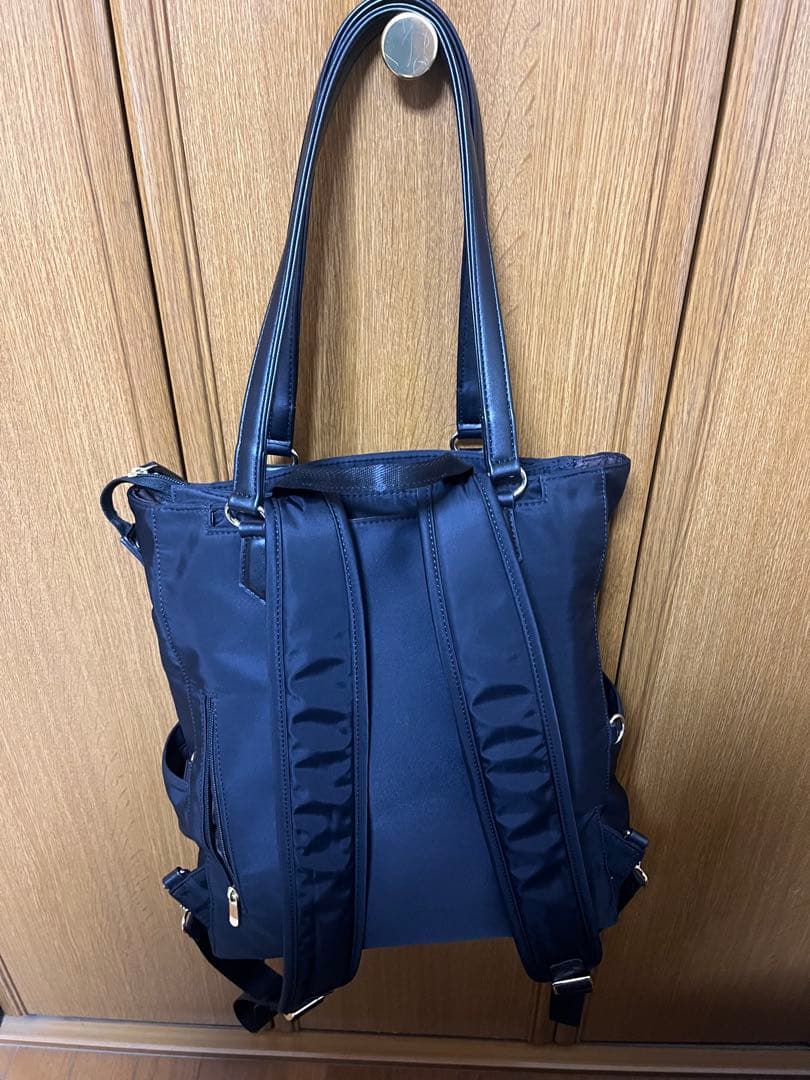 2WAYビジネスバッグ　レディース　目々澤鞄　ブラック
