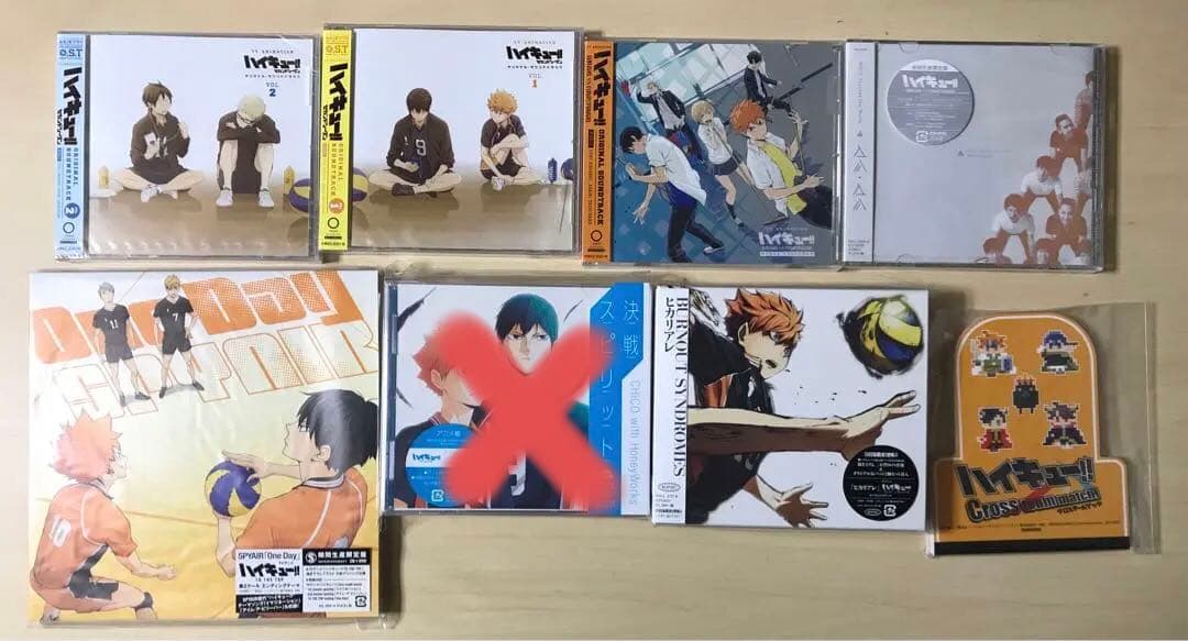 ハイキュー！！　CD・サントラ　6点　+　BD購入特典メモバッド