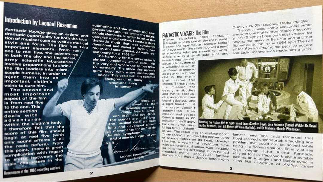 ミクロの決死圏　オリジナル・サウンドトラック　CD　音楽レナード・ローゼンマン