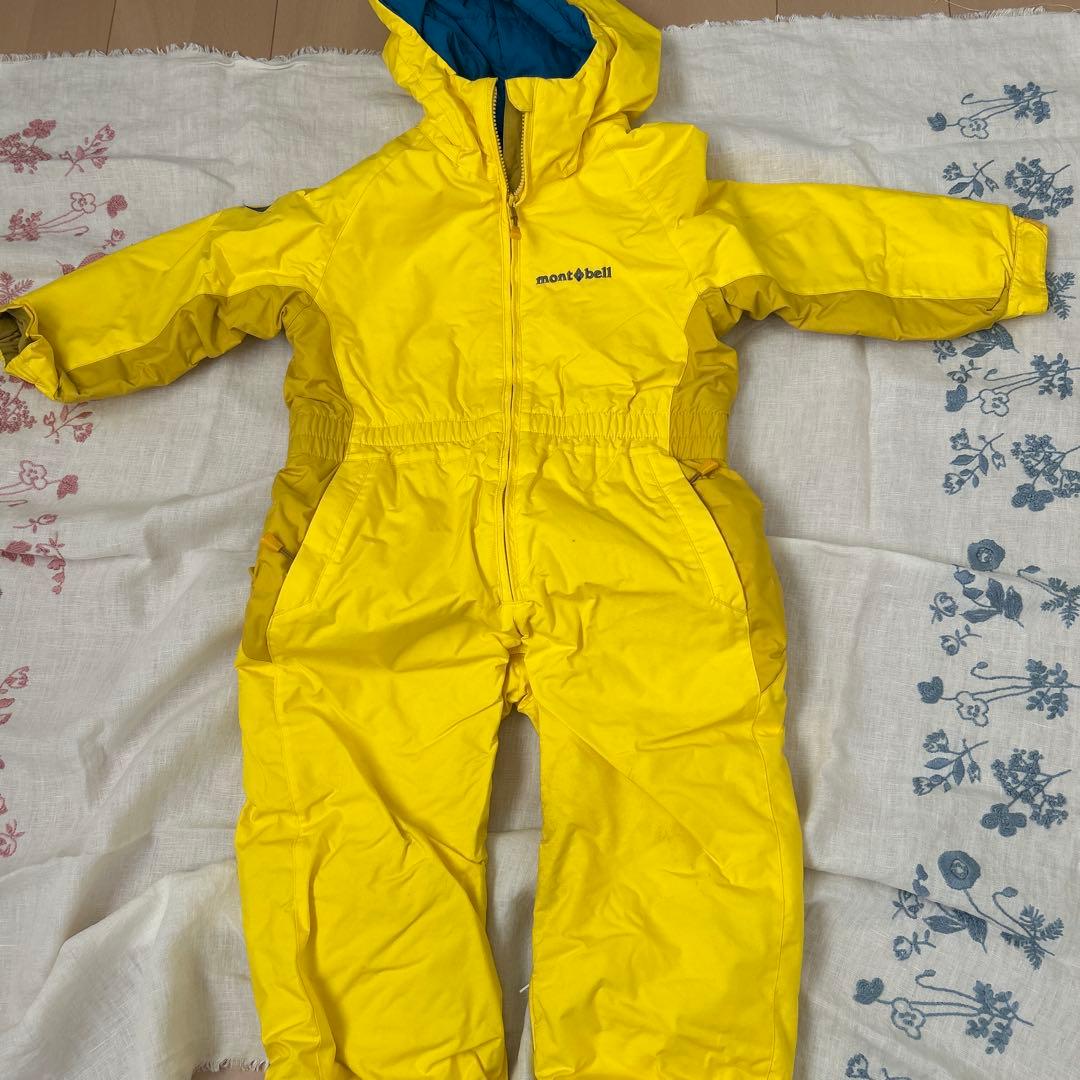 mont-bell キッズ用スキーウェア 100サイズ イエロー