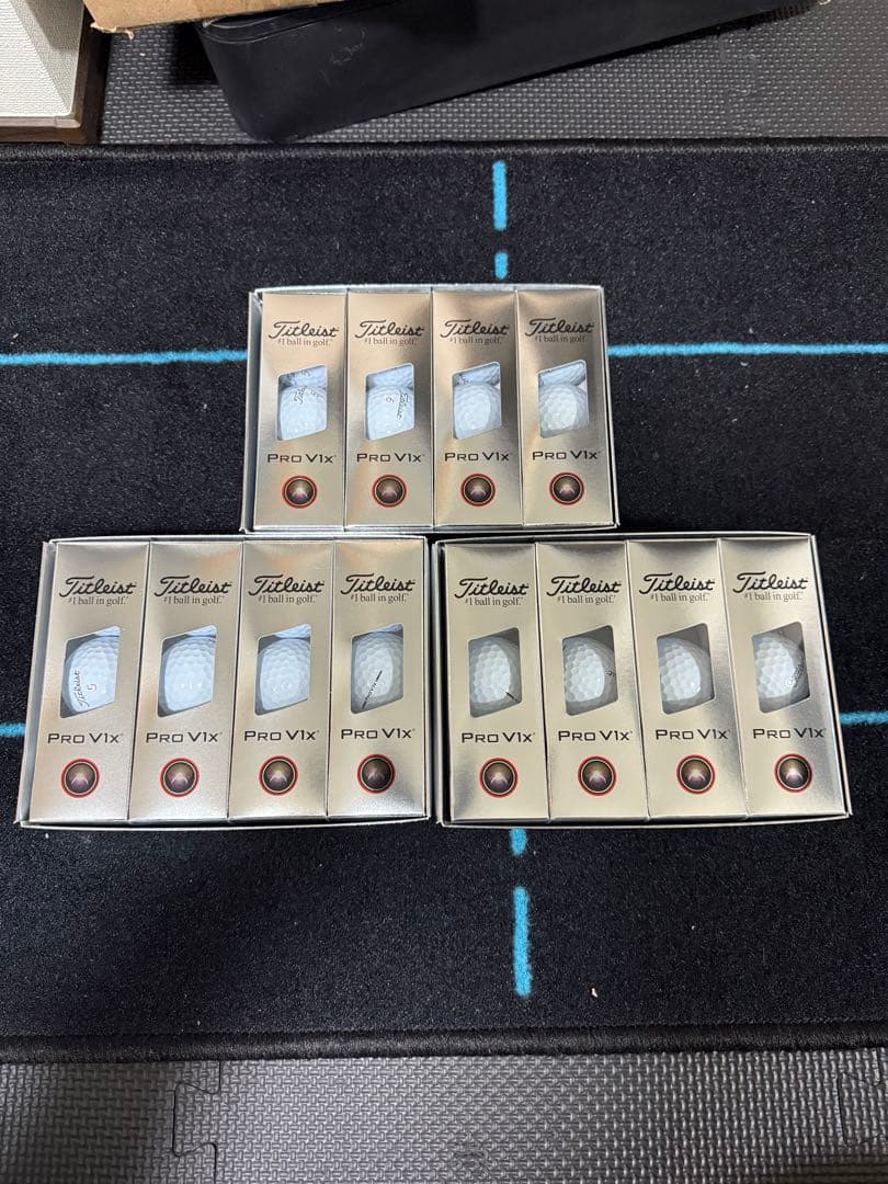 新品　格安出品　タイトリスト　プロv1 X 3ダース