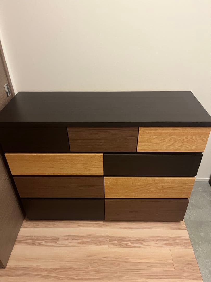 【お値下げ送料込】ニトリ　 ローチェスト　幅120cm　モダンデザイン　カレナ