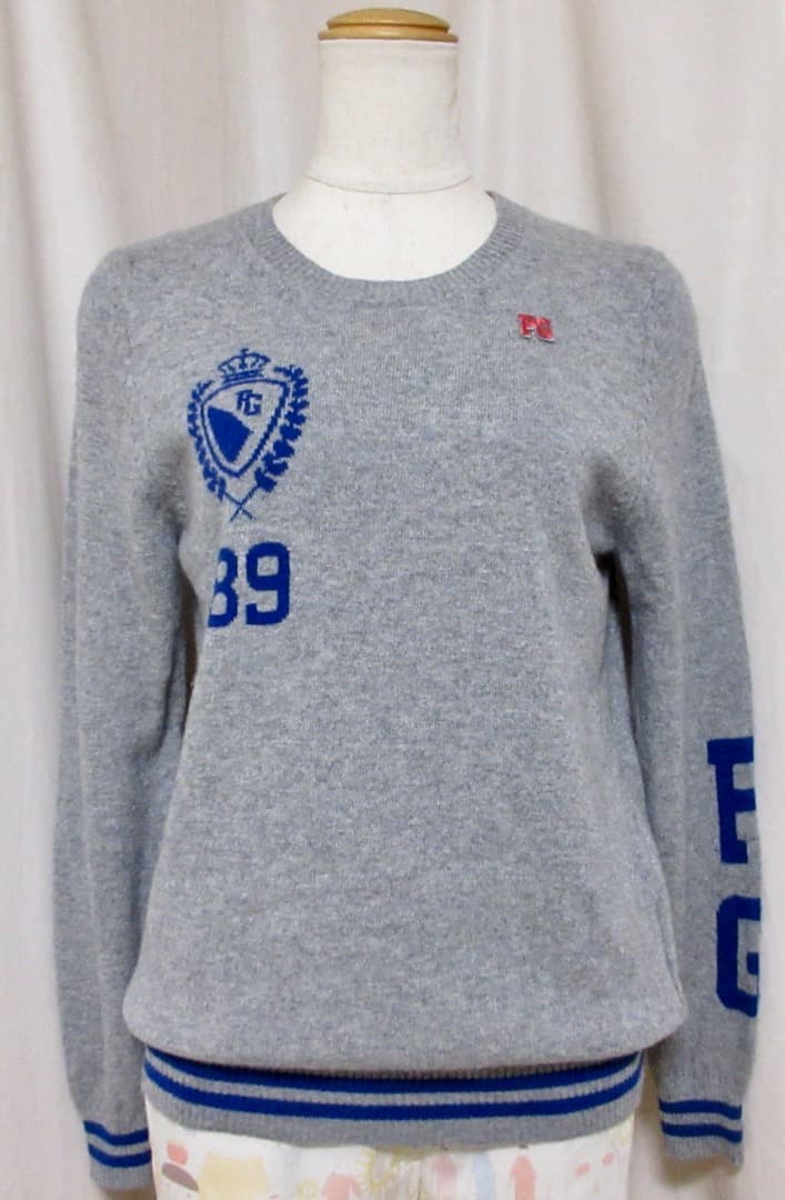 パーリーゲイツ / カシミヤ100%長袖ニット