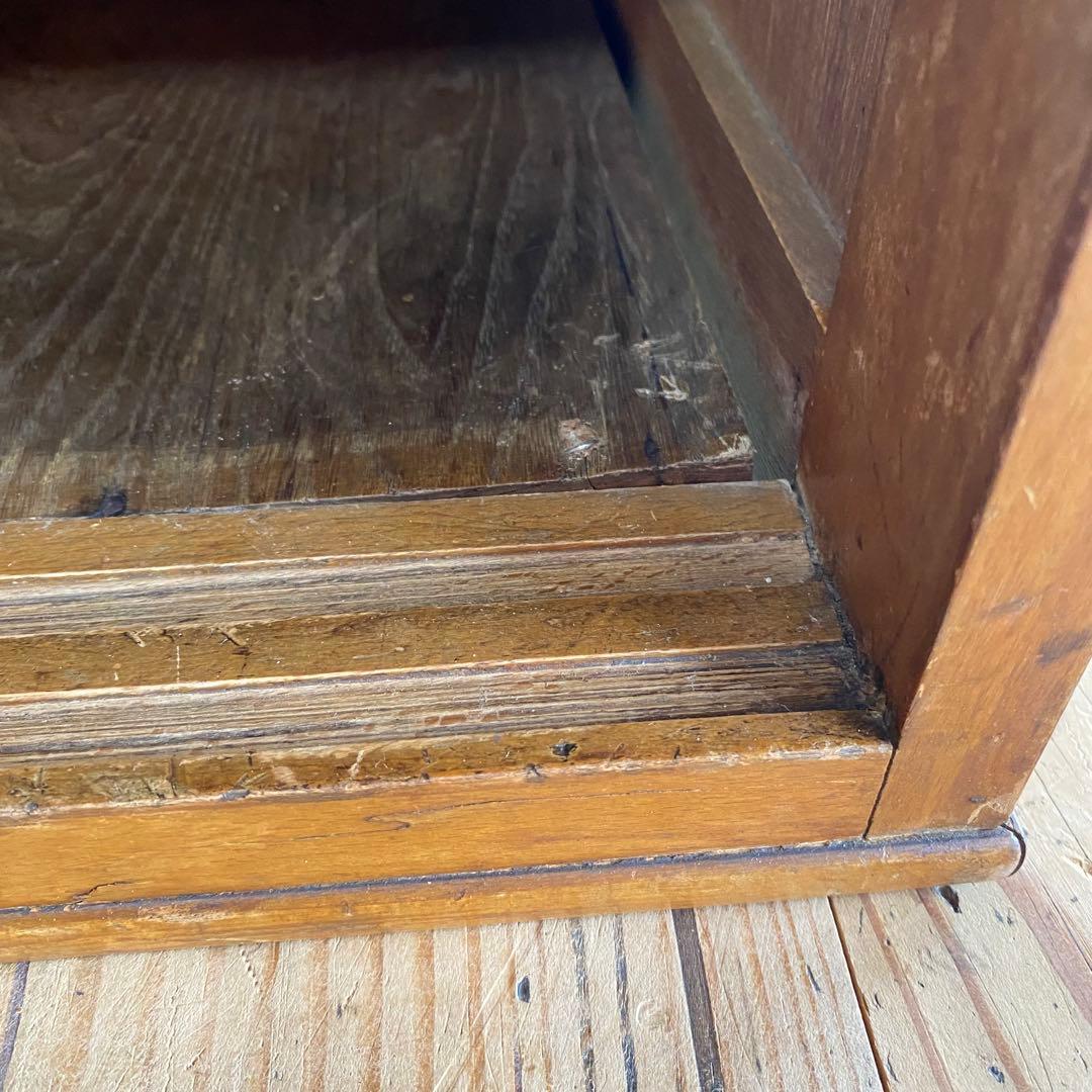 アンティーク オープンラック チェスト 本棚 食器棚 昭和レトロ z856