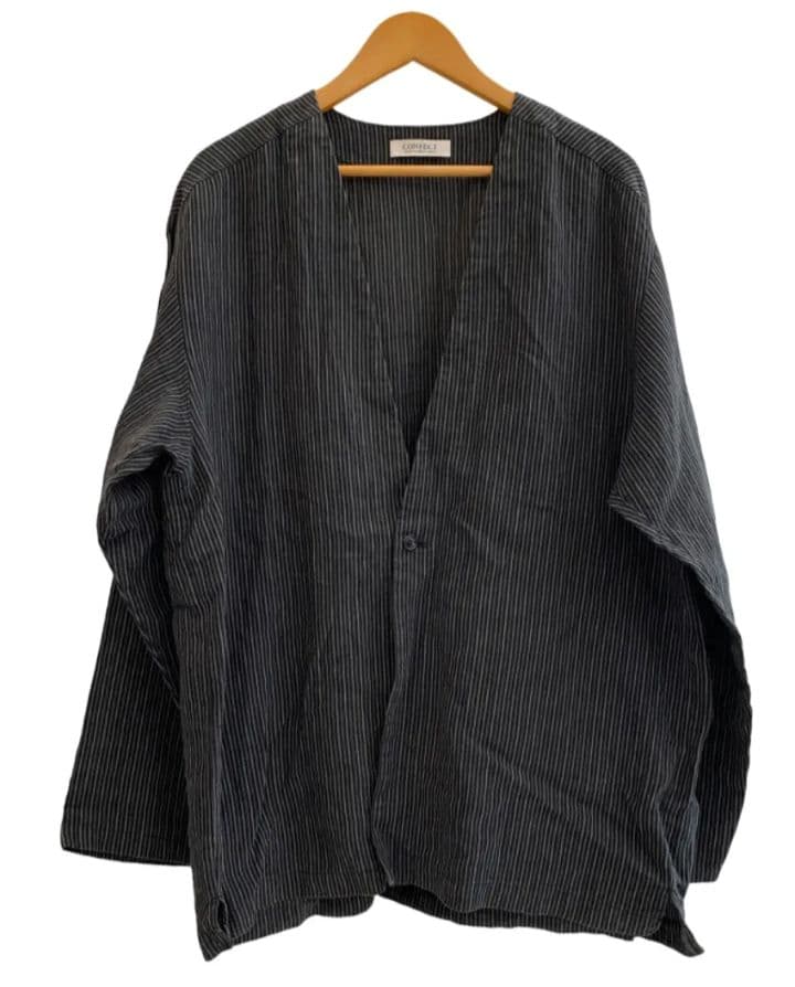 confect リネンペーパーストライプジャケット FREEサイズ