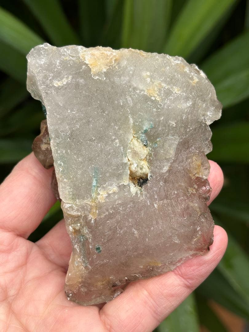 希少　ミナスジェライス州産　シトリン　ジャカレー　トルマリン共生　237g