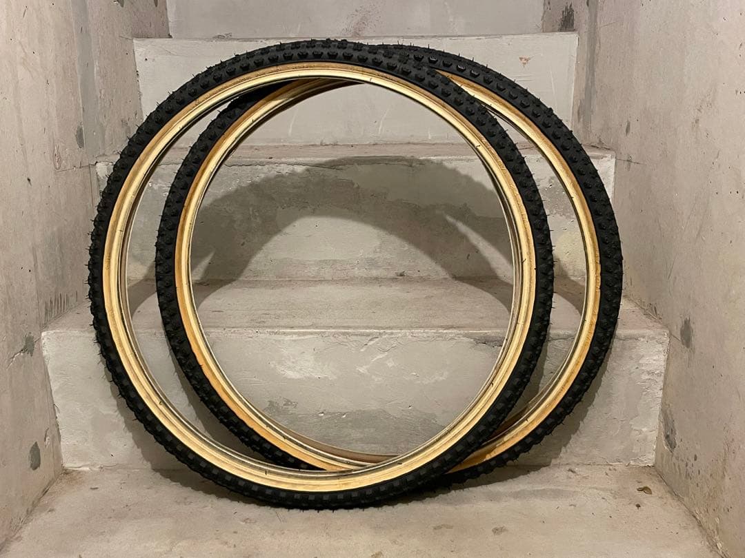 old bmx サイドスキン タイヤ 24 × 1.75 KENDA 2本