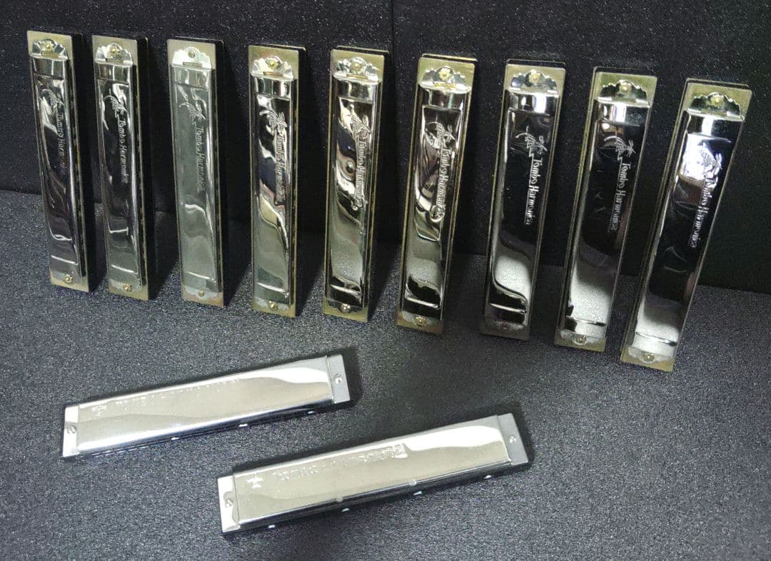 TOMBO ハーモニカ 11本セット