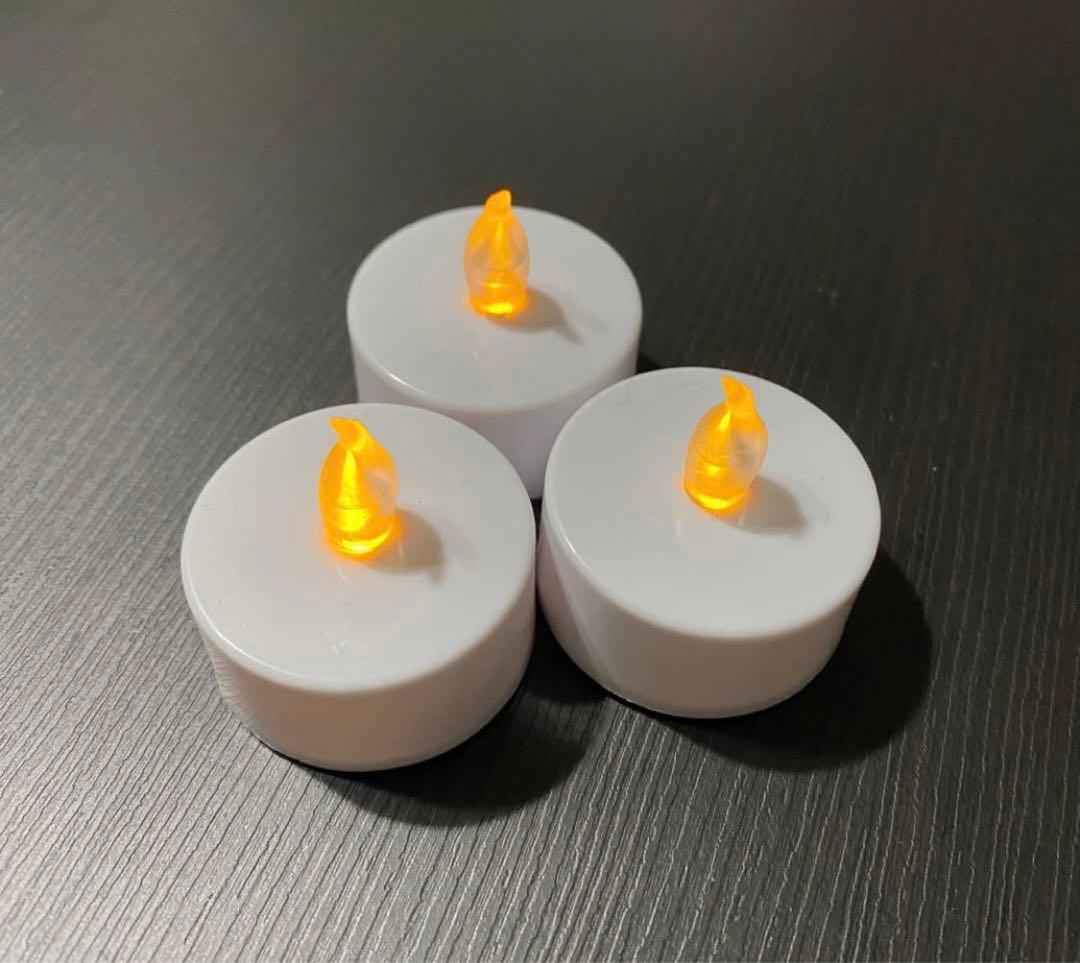 カメヤマ　ロンバス24個　LEDキャンドル24個