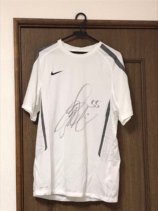 NIKE ナイキ Tシャツ　長友佑都　サイン入り　高校生クイズ