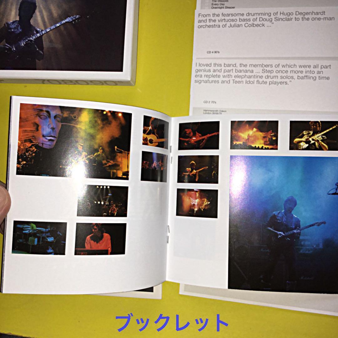 超貴重 限定 5枚組 Steve Hackett Live Archive