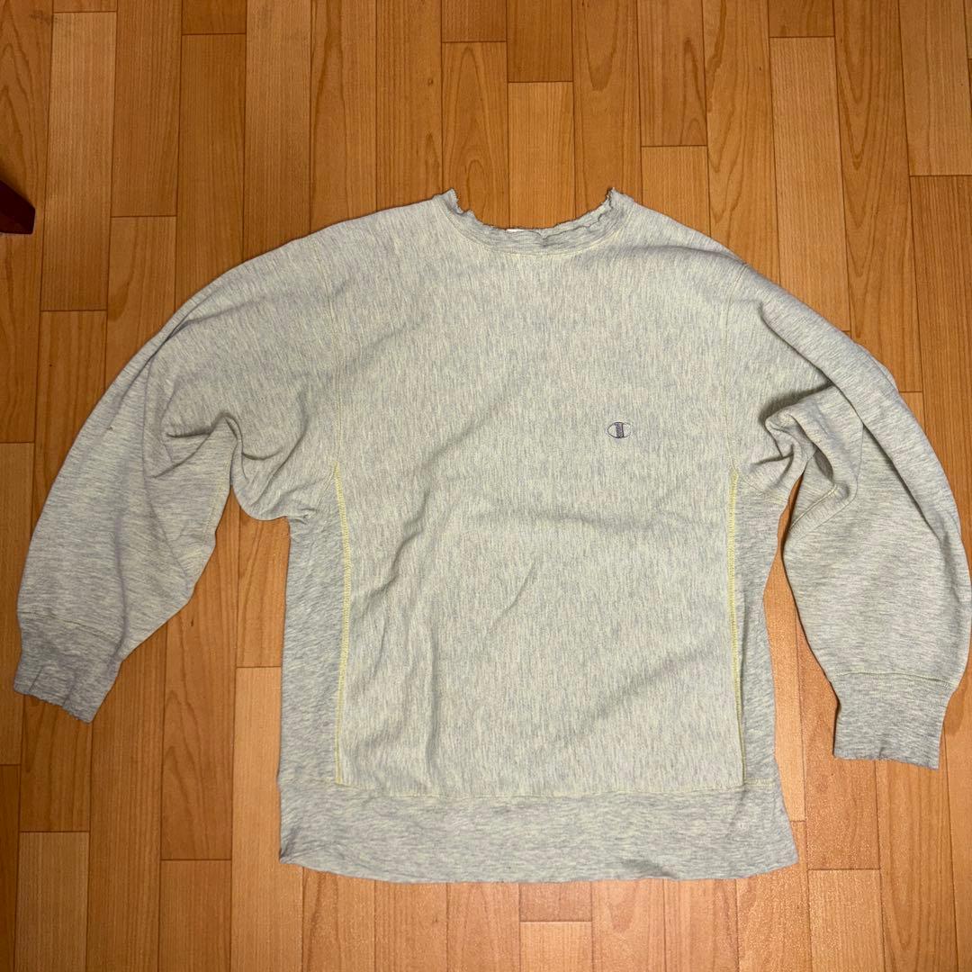 最終値下80'sトリコChampionリバースウィーブ スウェットシャツXL
