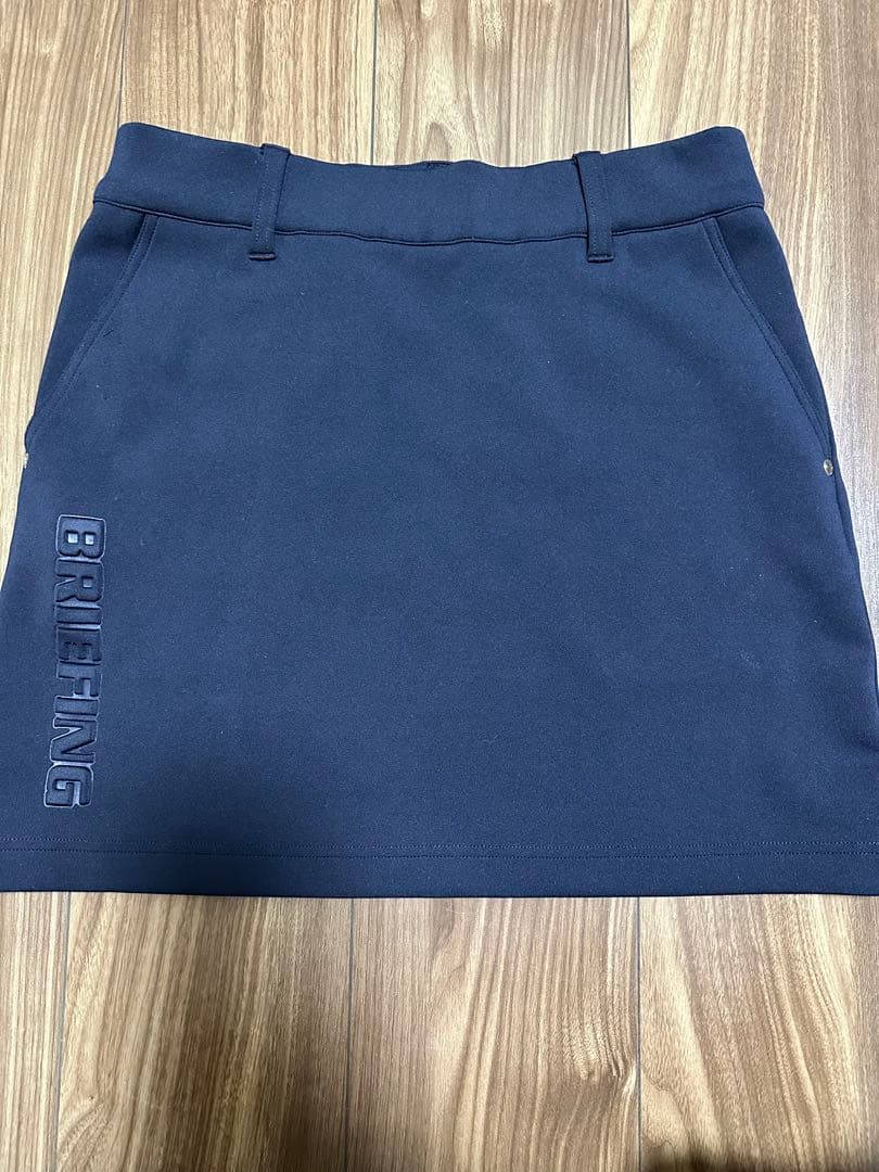 【美品】BRIEFING ネイビー スカート レディース S