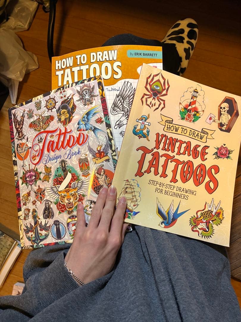 タトゥー描画ガイドとデザイン集セット