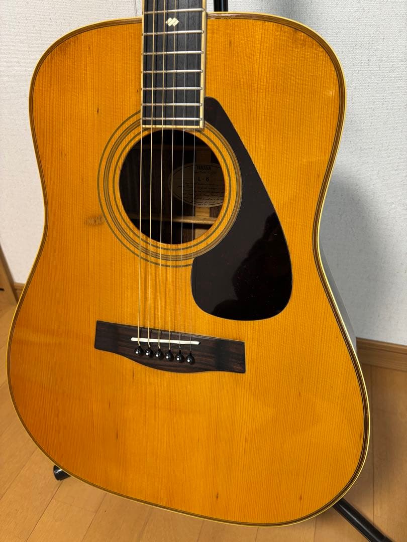 程度上❗️YAMAHAヤマハL-6 前期　ジャパンヴィンテージアコギ 調整済‼️