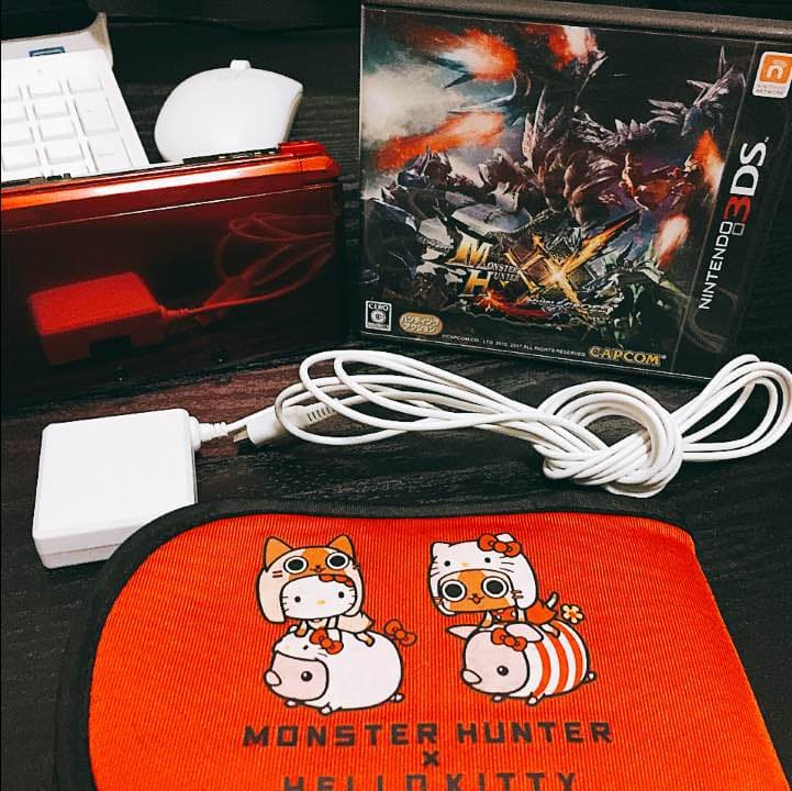 ニンテンドー3DS、モンスターハンターXX、DS収納ケース 充電器