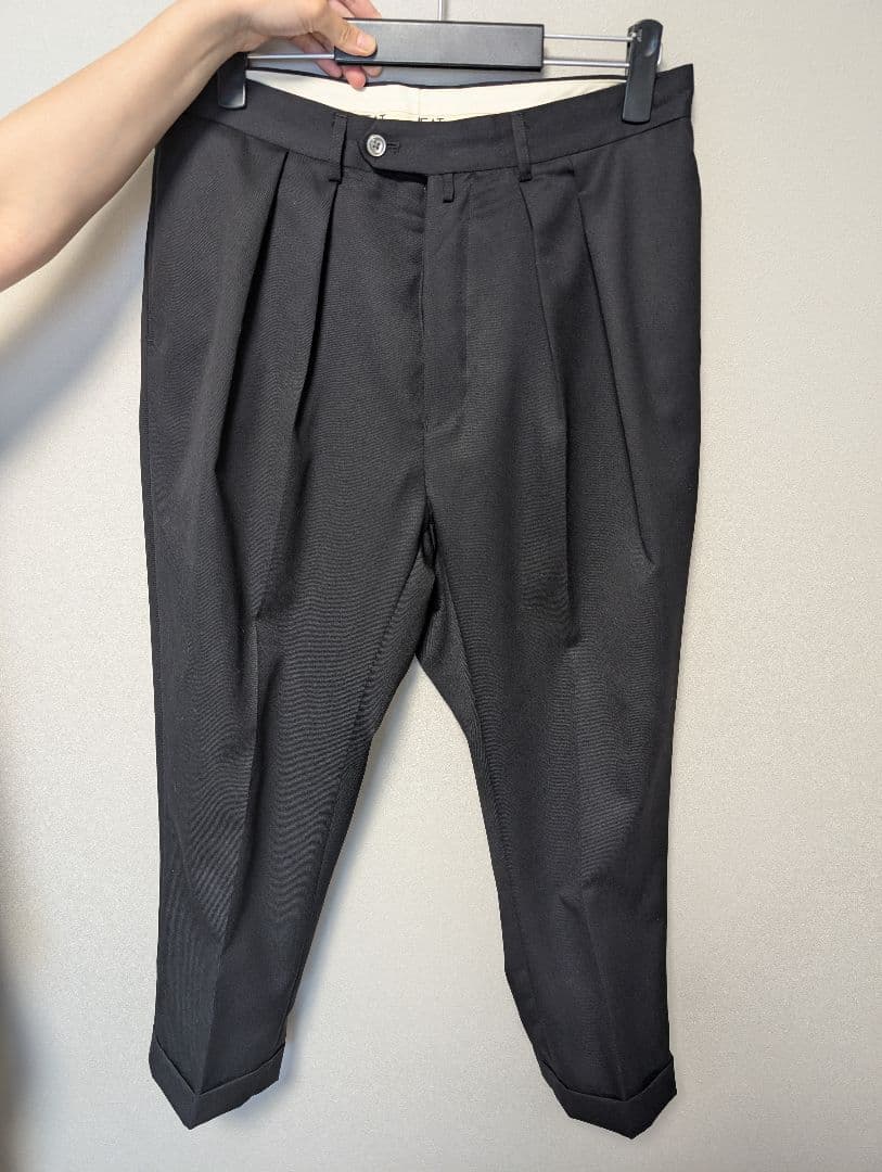 NEAT ウールギャバ スラックス サイズ48 SBS様用