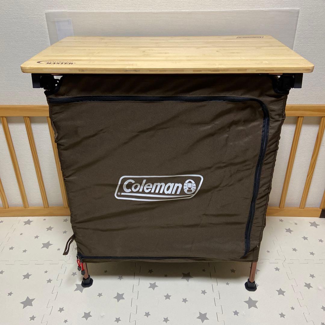 Coleman コンフォートマスター バンブーフォルダブルシェルフ 日本未発売品