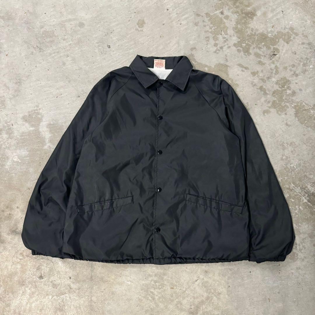 良品 80s 90s condinal ブラック ナイロンコーチジャケット