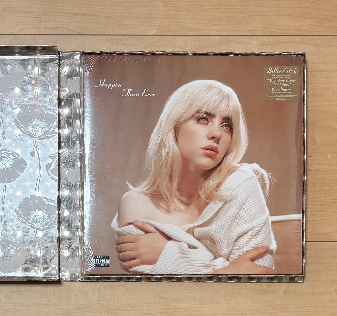 ビリーアイリッシュ x GUCCI レコード & ネイルステッカー