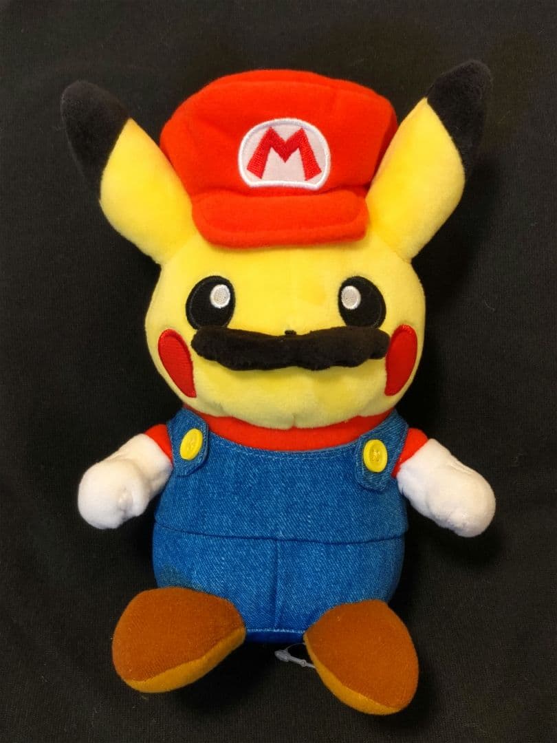 ポケモン マリオピカチュウ ぬいぐるみ ポケセン限定 任天堂 Nintendo