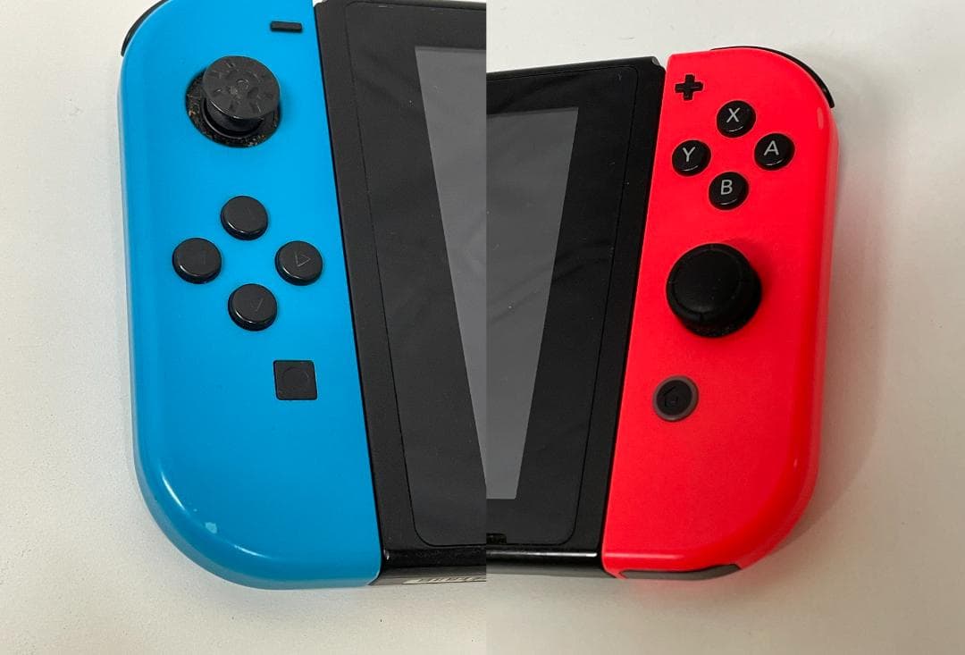 ◆Nintendo Switch任天堂スイッチ 赤青本体プロコン付き　08198