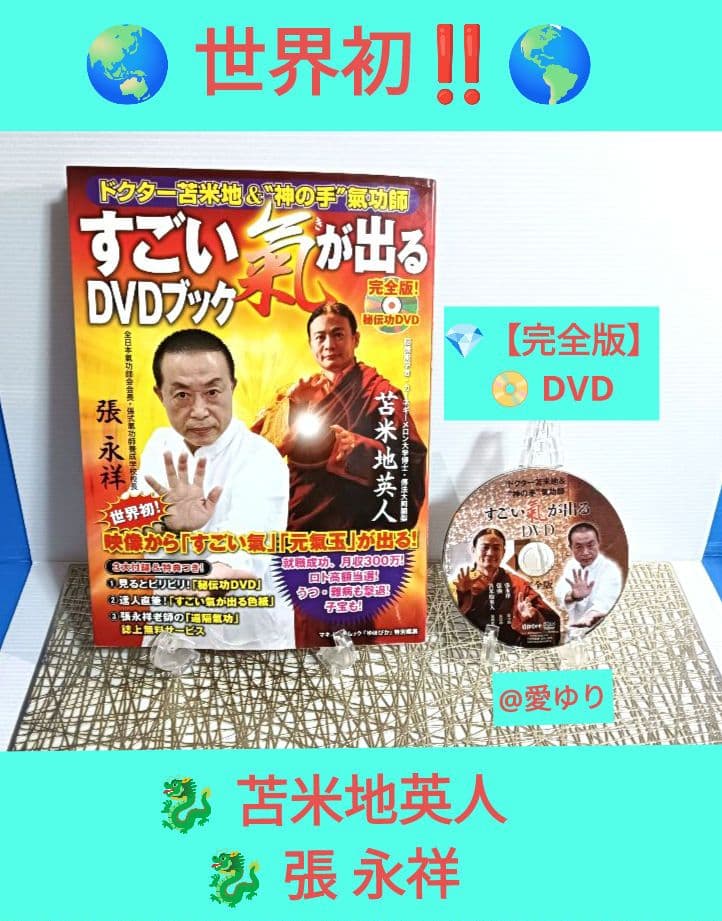 Dr.苫米地＆神の手氣功師『すごい氣が出るDVDブック完全版』苫米地英人⭐張永祥