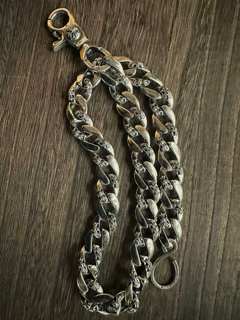 シルバーウォレットファンシーチェーン