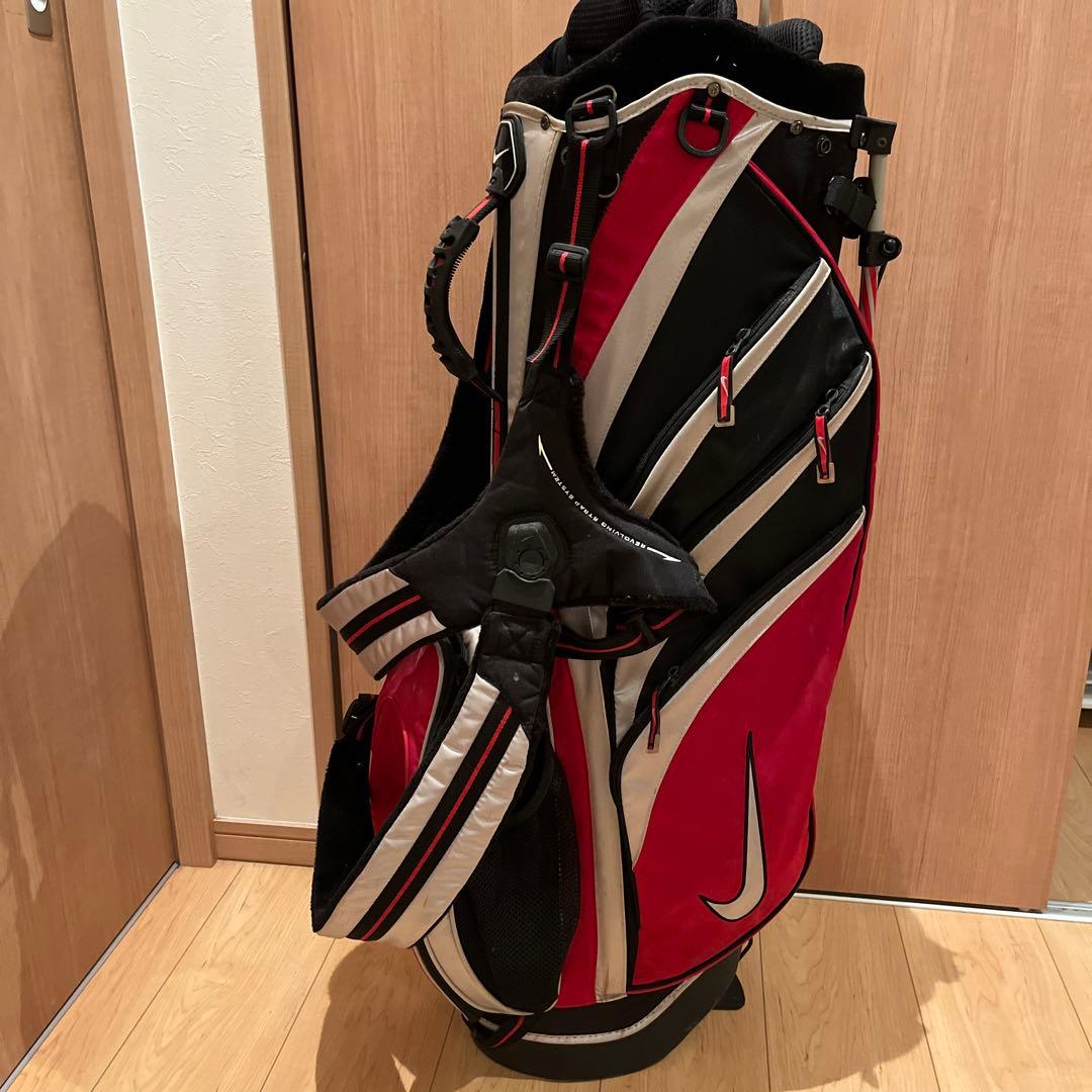 Nike キャディバッグ 赤黒