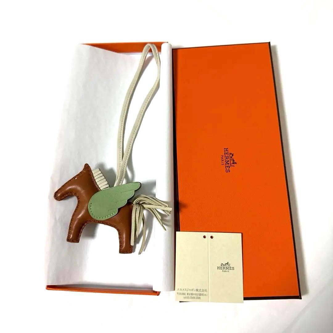 【週末限定価格】エルメス　HERMES ロデオ　ペガサス　PM チャーム　B刻