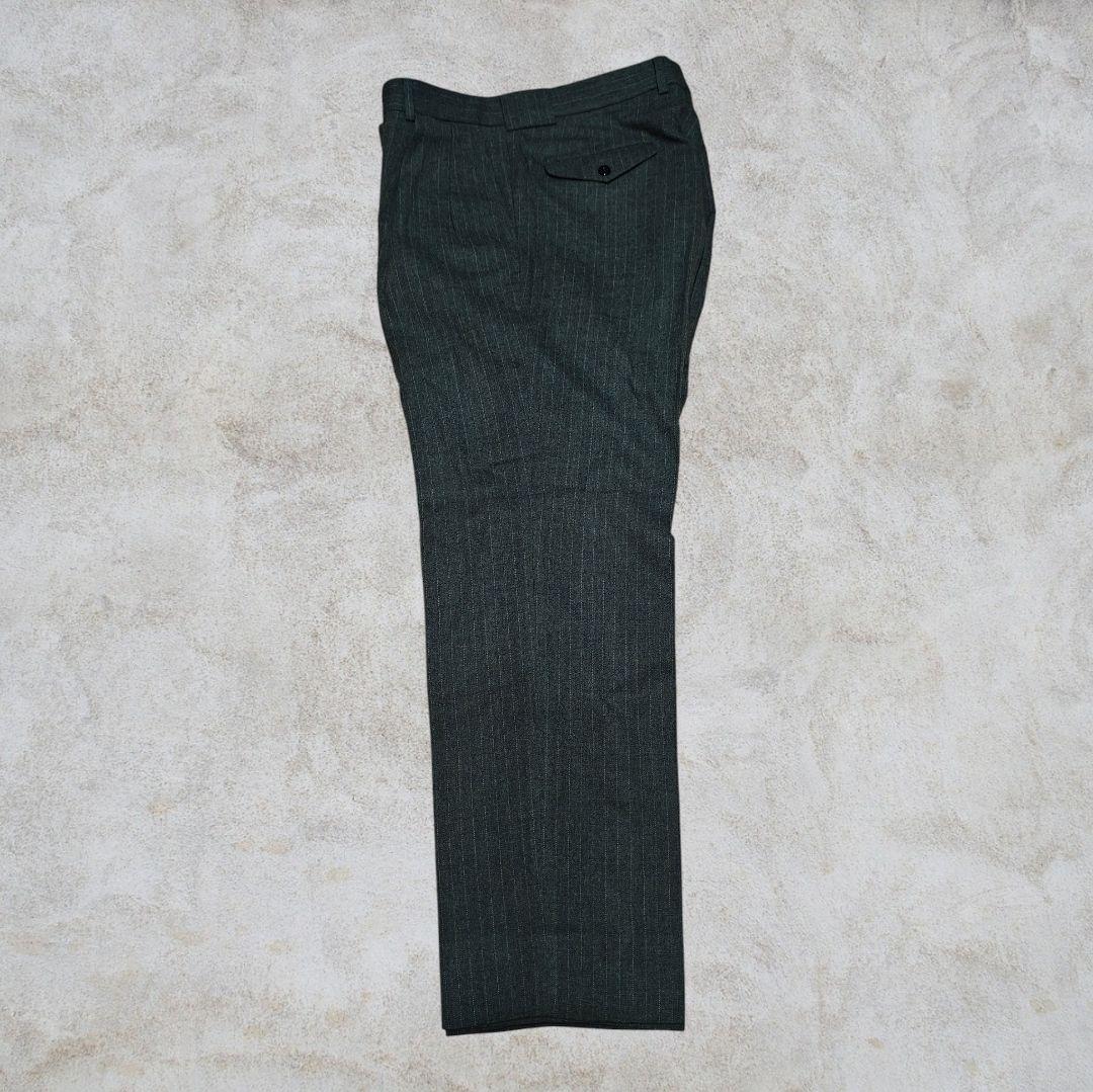 パンツ anytee Officer Pants Flannel Stripe M