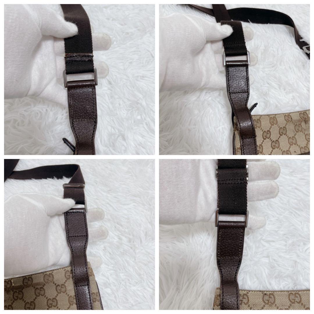 GUCCI グッチ GG柄 ショルダーバッグ サコッシュ