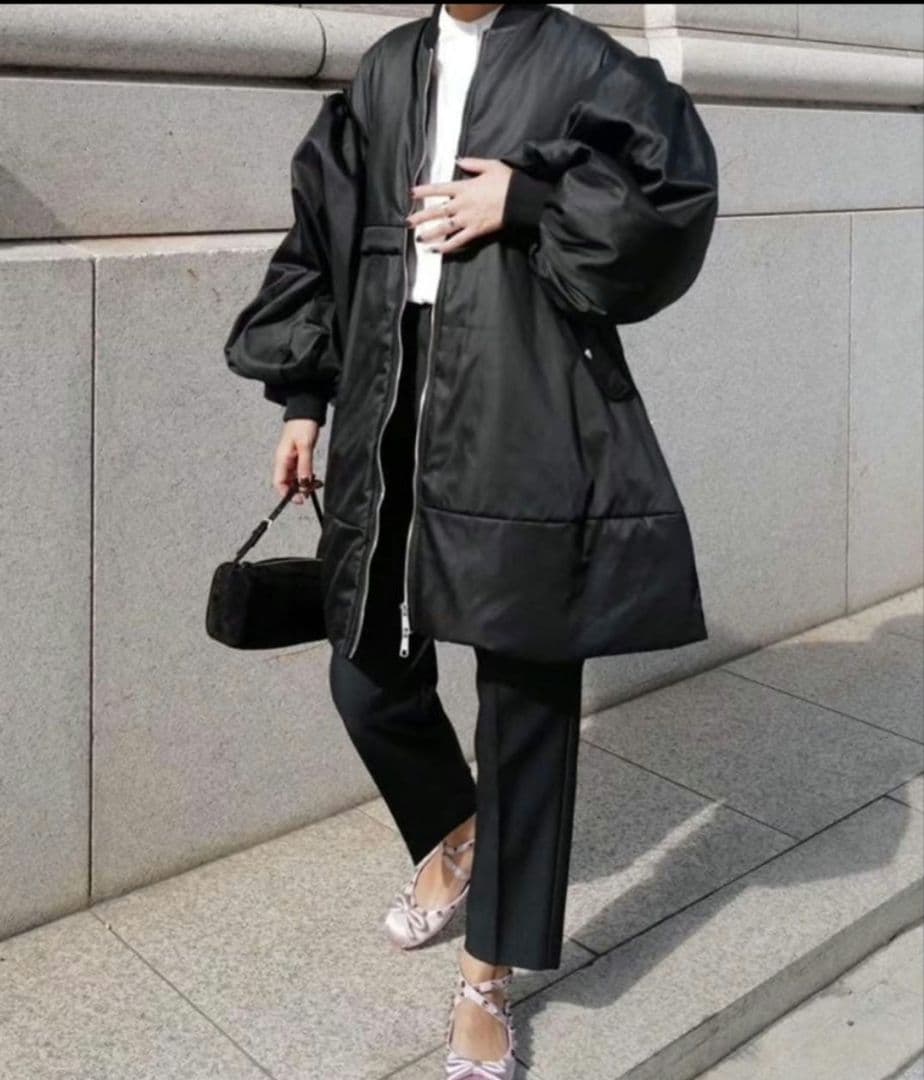 machatt トップサーモフォルムコート　中綿　ブラック