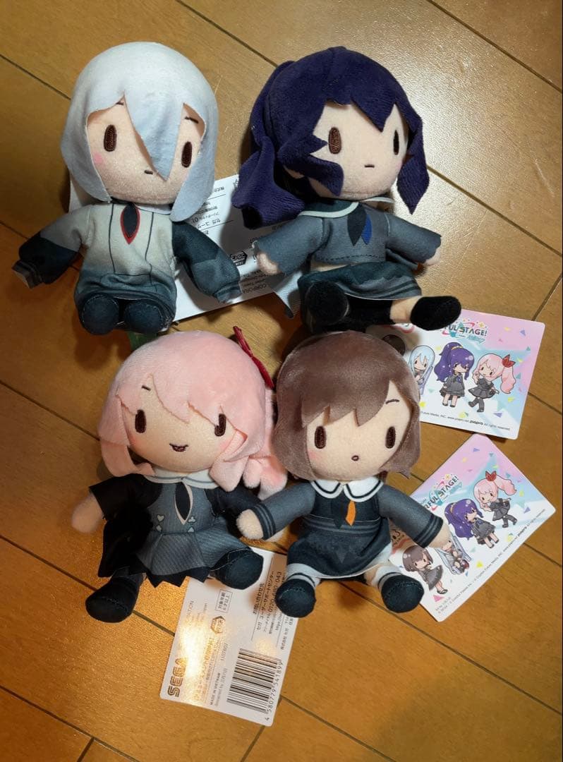 プロジェクトセカイ ふわぷちミニぬいぐるみ 25時、ナイトコードで。 4種セット