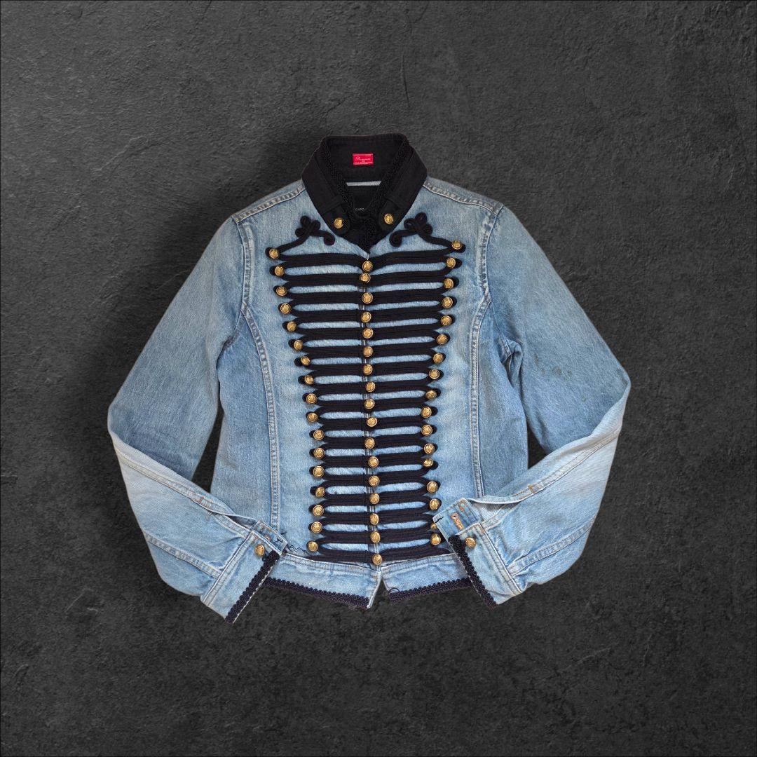 ダブスタ ナポレオンジャケット y2k 　デニム　限定品　平成　00s　希少