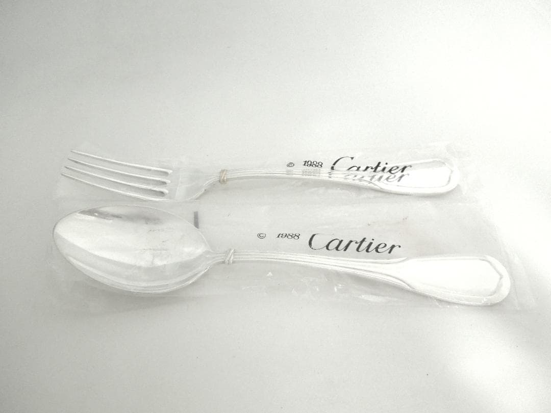 Cartier　シルバースプーン&フォーク　カルティエ　未使用