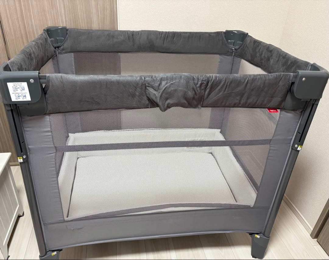 【新品購入】里帰りや自宅にも　アップリカ ココネル エアープラス AB グレー